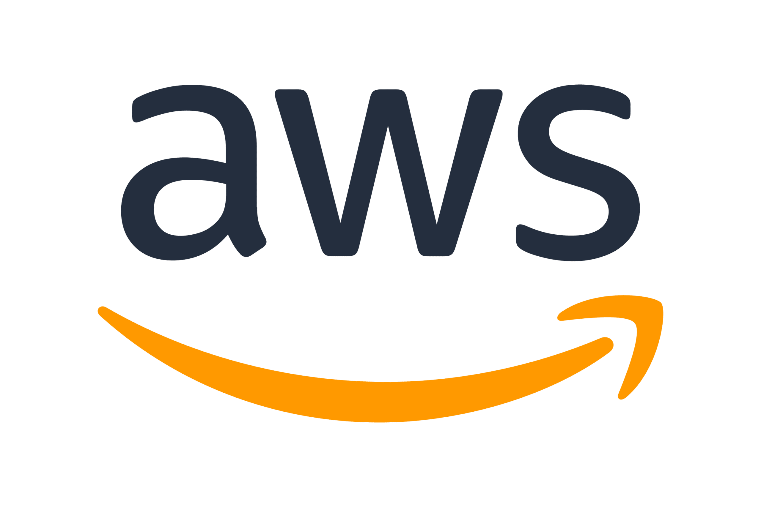 Transparant logo van leverancier (AWS).