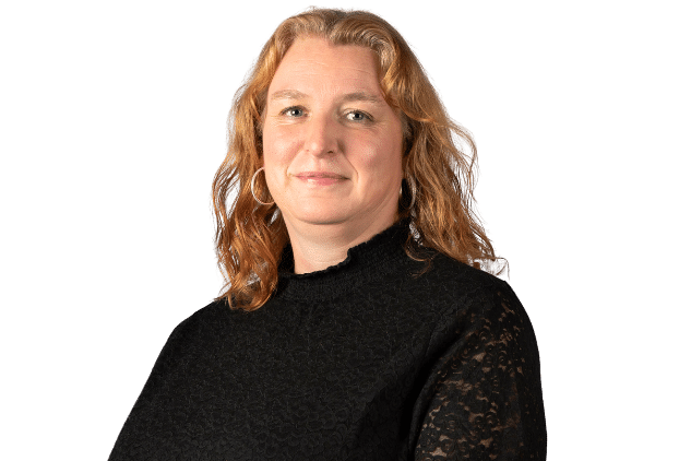 Foto van Thea Plantinga met een transparante achtergrond.