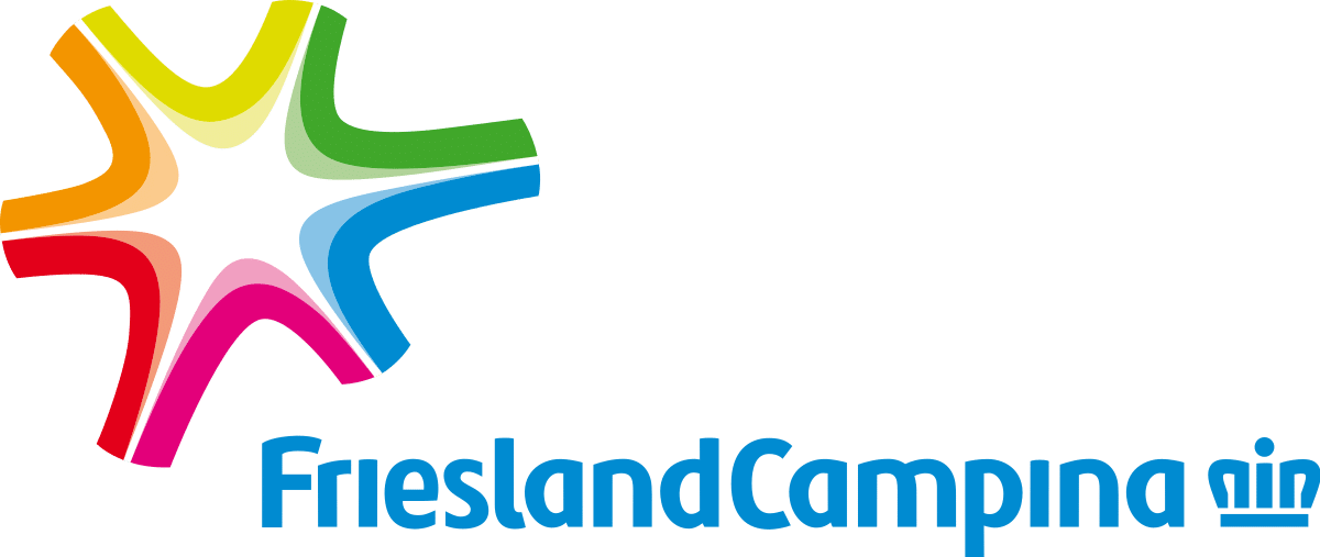 Logo van klant (Friesland Campina).