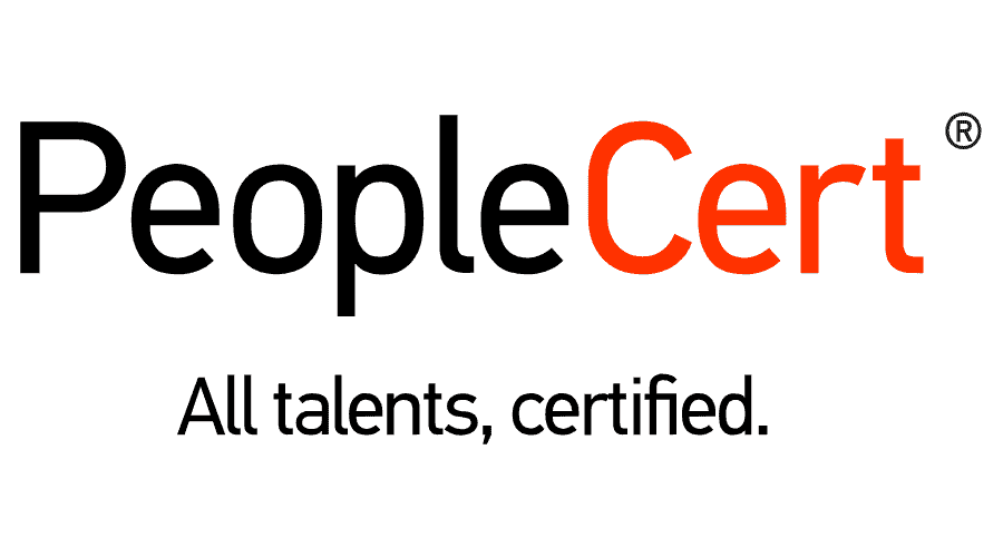 Logo van leverancier (PeopleCert).