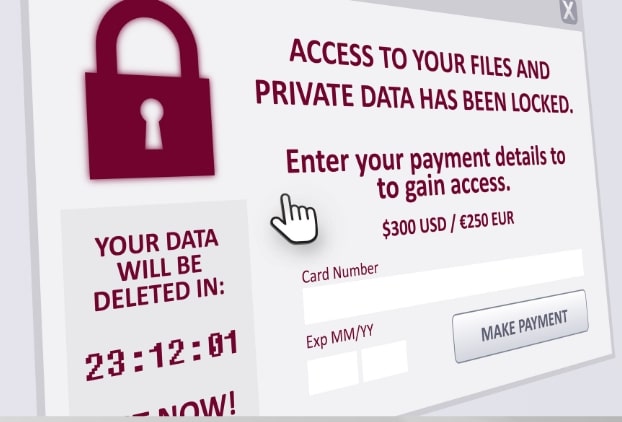 Ransomware dwingt gebruikers om te betalen.