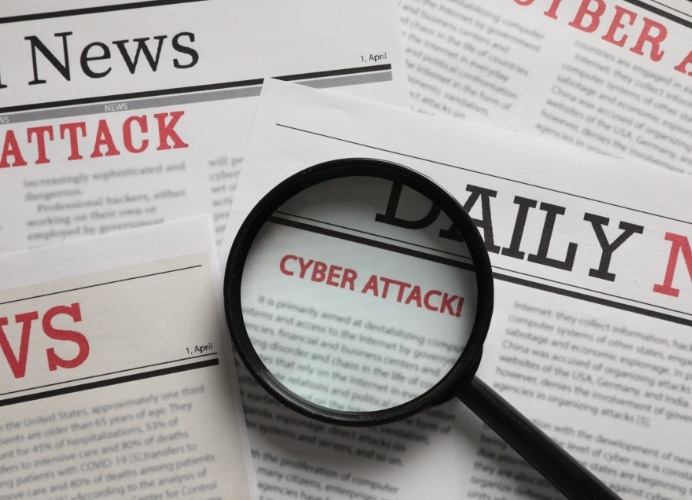 Cyberaanvallen in het nieuws.