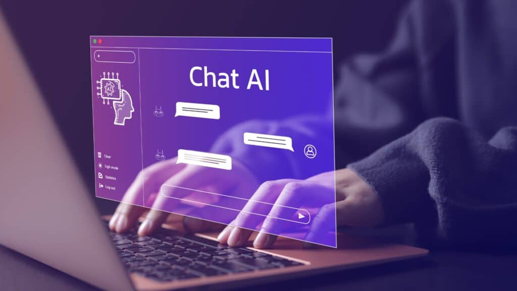 Chatten met AI.