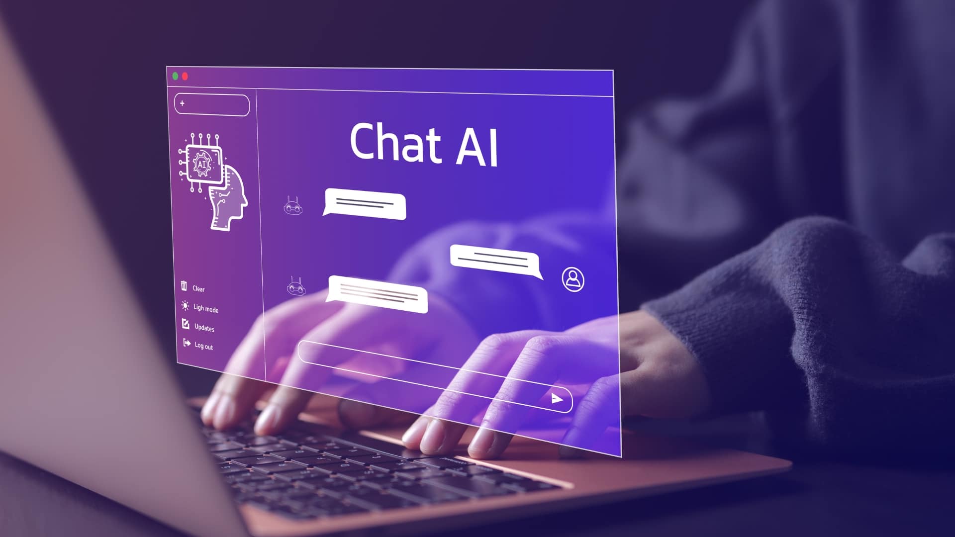 Chatten met AI.